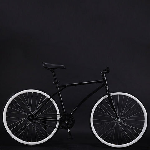 Bicycle Road Bike Fixed Gear Adult Men and Women Models Racing Solid Tires 26 Inch Single Speed Students