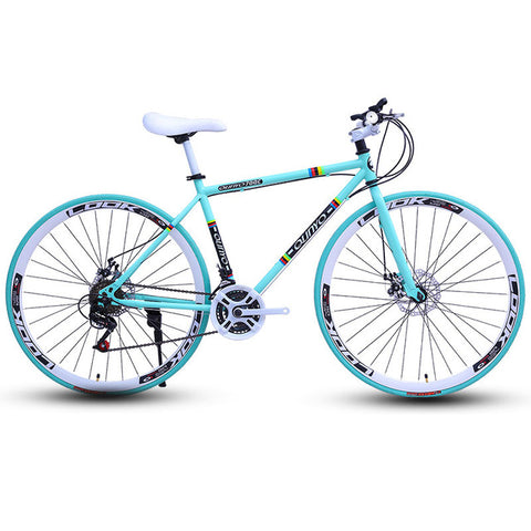 Road Bike Bicycle Double Disc Brake Speed 26 Inch Dead Fly Fixed Gear Man and Women Adult Students New