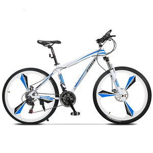 Mountain Bike Bicycle 3 Knife 27 Speed 26 Inch Aluminum Alloy Oil Brake for Men and Women Students 2019 New