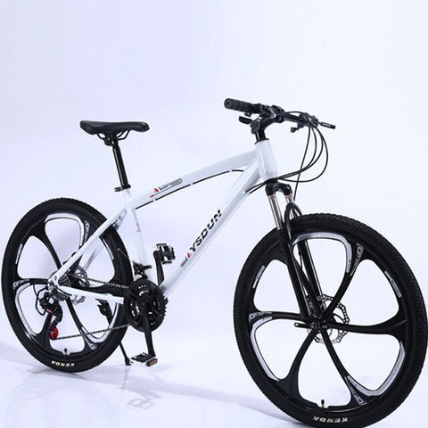 Mountain Bike Man Student One Round Six Knife Youth Racing Women Speed Double Disc Brakes Shock Off Road Adult Bicycle