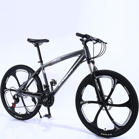 Mountain Bike Man Student One Round Six Knife Youth Racing Women Speed Double Disc Brakes Shock Off Road Adult Bicycle