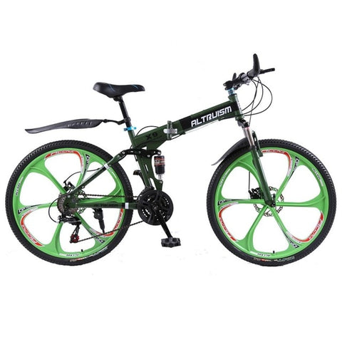 Altruism X9 Folding mountain bike Aluminium 21 speed 26 inch dual disc brakes bicycles mountain bikes women crosscountry Bicycle