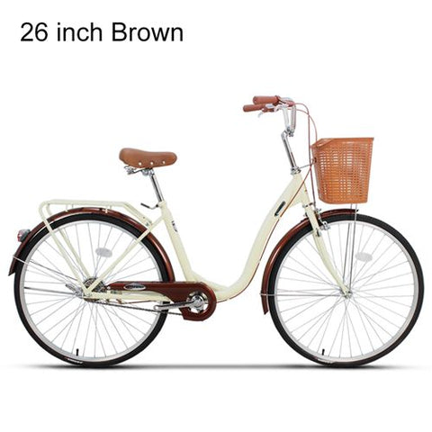 Phoenix 20''24''26'' Women Bike Adult Retro City Student Bicycle Drum Brake Bicycle For Woman bisiklet bicicleta bicicletas