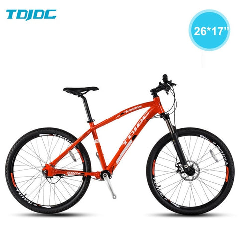 JDC-280, Hot Sale Shaft Drive Mountain Bike for Men and Women, 15.6/17 inch, 3 Speed,  V/ Disc Brake, No-chain MTB Bicycle