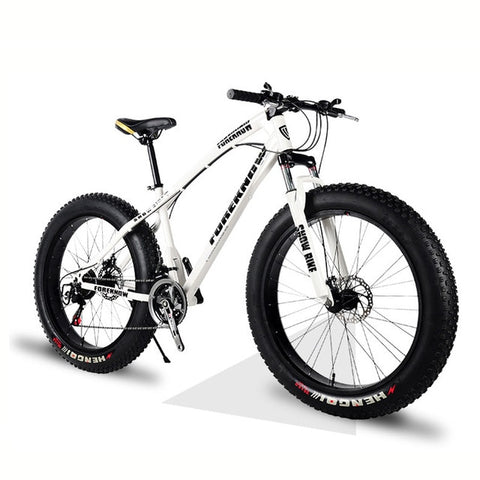 26 Inch 7/21/27speed Cross-country Mountain Bike Aluminum Frame Snow Beach 4.0 Oversized Bicycle Tire Dirt Bikes for Men & Women