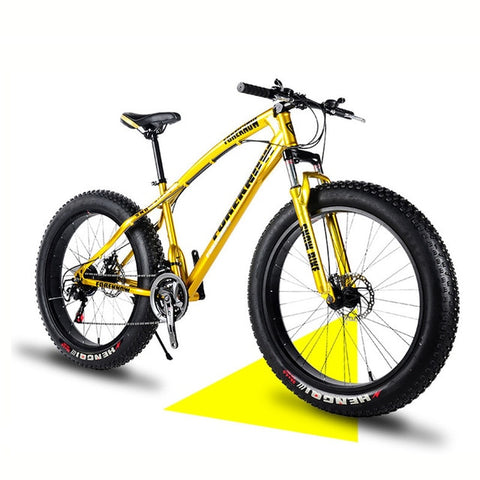 26 Inch 7/21/27speed Cross-country Mountain Bike Aluminum Frame Snow Beach 4.0 Oversized Bicycle Tire Dirt Bikes for Men & Women