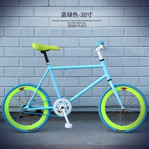 New X-Front brand carbon steel 20 inch wheel rear pedal brake fiets fixie women road bike fixed gear children bicicleta bicycle