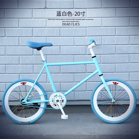 New X-Front brand carbon steel 20 inch wheel rear pedal brake fiets fixie women road bike fixed gear children bicicleta bicycle