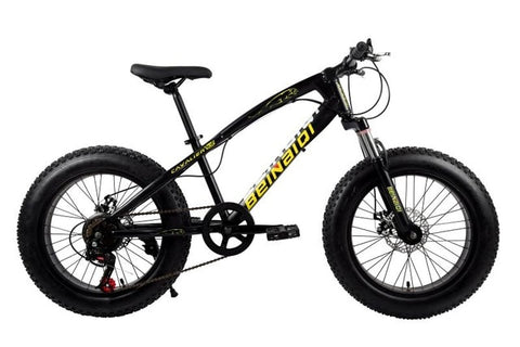 KUBEEN mountain bike 21 speed 2.0 inch bicycle Road bike Fat Bike Mechanical Disc Brake Women and children bicycles