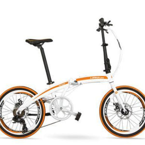 tb250908/20-inch folding car / 7-speed ultra-light aluminum alloy two-disc brakes men and women folding bike/Electrostatic paint