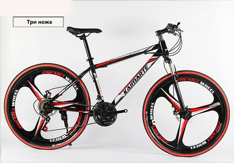 Bike adult shock mountain bike dual disc brake integrated cross-country variable speed bicycle new arrival 24 inch 27 speed