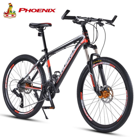 Phoenix Cycling Bike 26 27.5 in  off-road  Mountain Bike 30 Speed Racing Men Women Students Race Bicycle MTB Disc Brake Bicycle