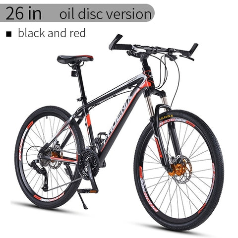 Phoenix Cycling Bike 26 27.5 in  off-road  Mountain Bike 30 Speed Racing Men Women Students Race Bicycle MTB Disc Brake Bicycle