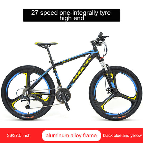 Phoenix 26''27.5''Student off-road Cycling Bike Mountain Bike 27 Speed Mens Women Steel Bicycle MTB Suspension Fork Bicycle