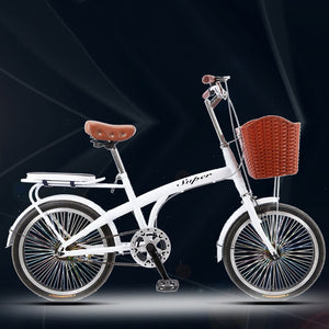 [tb14]20 inch adult big boy light girl princess lady with child leisure commute single speed small wheel bicycle