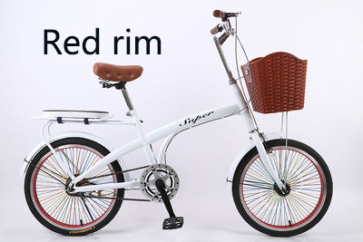 [tb14]20 inch adult big boy light girl princess lady with child leisure commute single speed small wheel bicycle