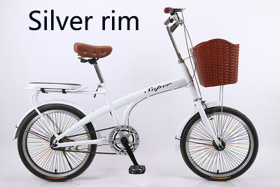 [tb14]20 inch adult big boy light girl princess lady with child leisure commute single speed small wheel bicycle